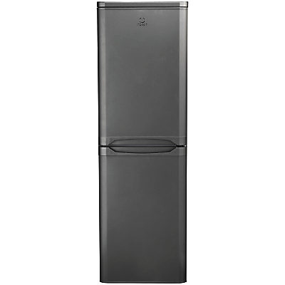 Indesit CAA55S Fridge Freezer, A+ Rated, 54.5cm Wide, Silver Indesit CAA55S Fridge Freezer, A+ Rated, 54.5cm Wide, Silver